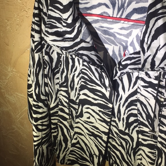 Zebra Berek XL Jacket with fabulous accents - Picture 5 of 8
